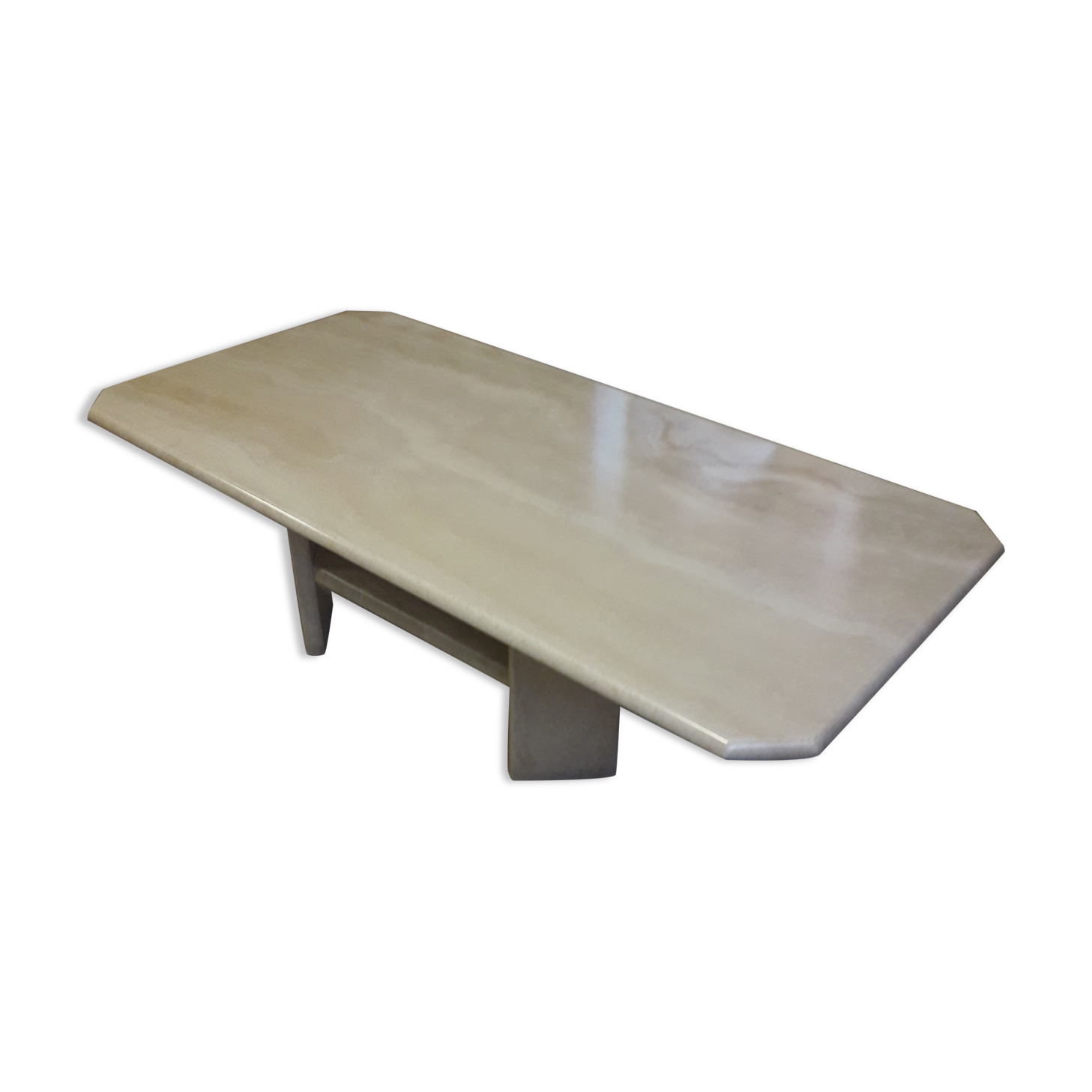 Table basse travertin