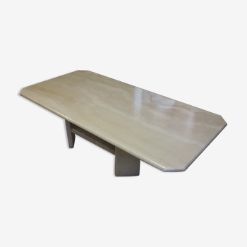 Travertine coffee table