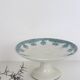 Old ceramic compote bowl, Prima de Saint Amand model, French manufacture, late 19th century