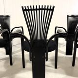 6 Totem chairs by Torstein Nilsen for Westnofa Norway