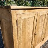 Old oak sideboard natural raw wood trade furniture