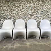S chairs by Verner Panton for Herman Miller Fehlbaum Production, series of 4