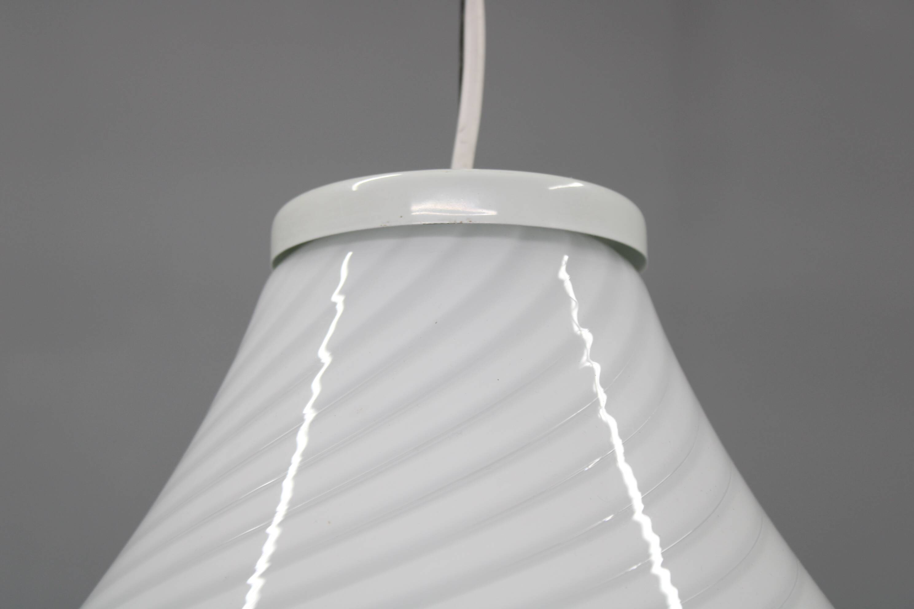 1970s Pair of Italian Pendants by Murano