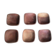 Series of 6 wooden ramekins