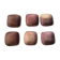 Series of 6 wooden ramekins