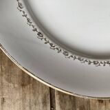 Grand plat de la faïencerie moulins des loups- Orchie