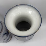Pair of Bayeux porcelain baluster vases, 19th century