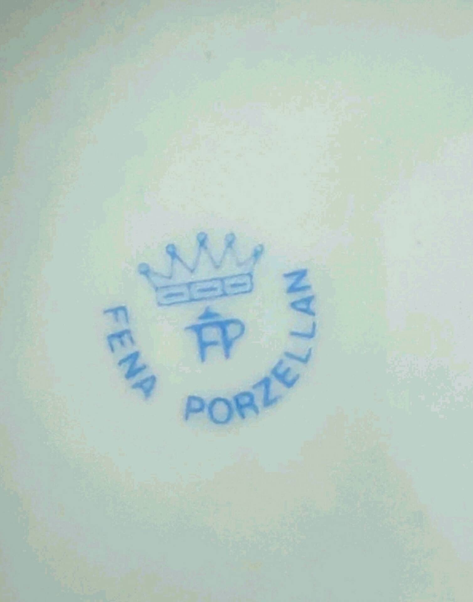 Grande Cafetière Et Sucrier En Porcelaine Fine Italie
