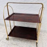 Gerinol golden serving trolley