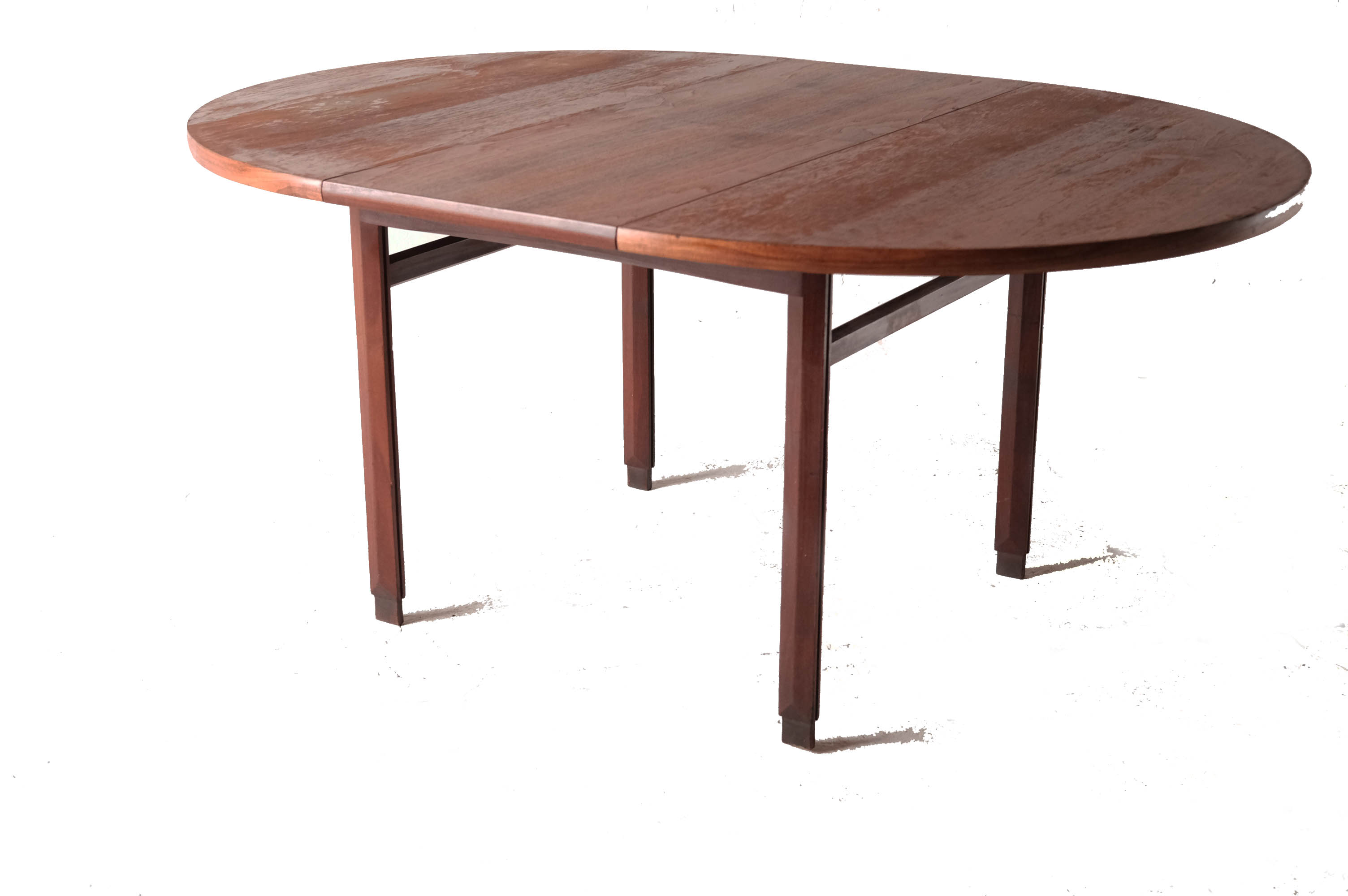 Mid-Century Oval Dinning Table, Italy 1960s