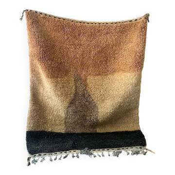 Epais tapis berbere vintage 100% laine de mouton tissé main