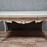 Louis XV Provençale extension table in lacquered wood twentieth century