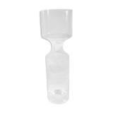 Vase verre transparent