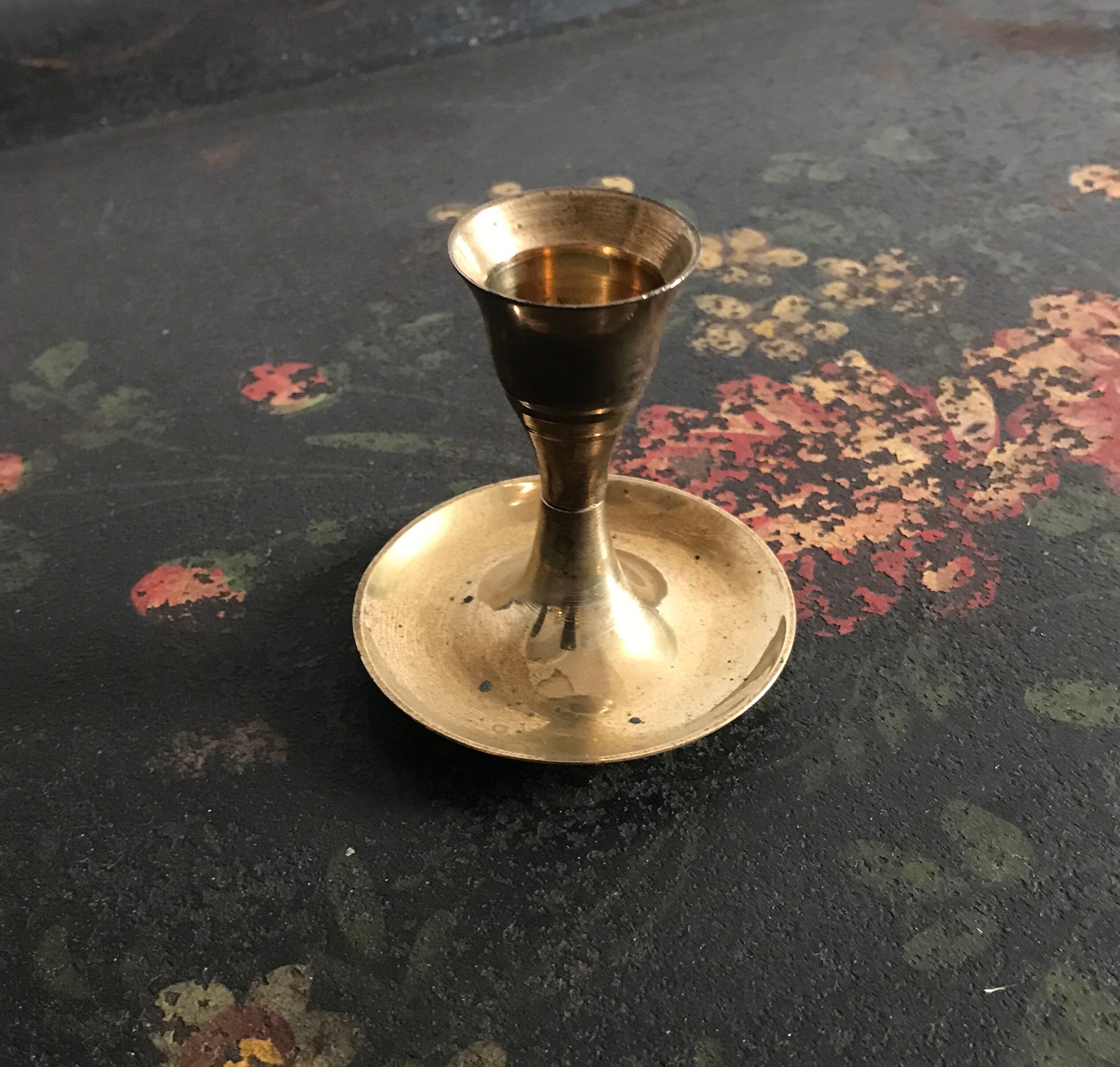 Brass candlestick
