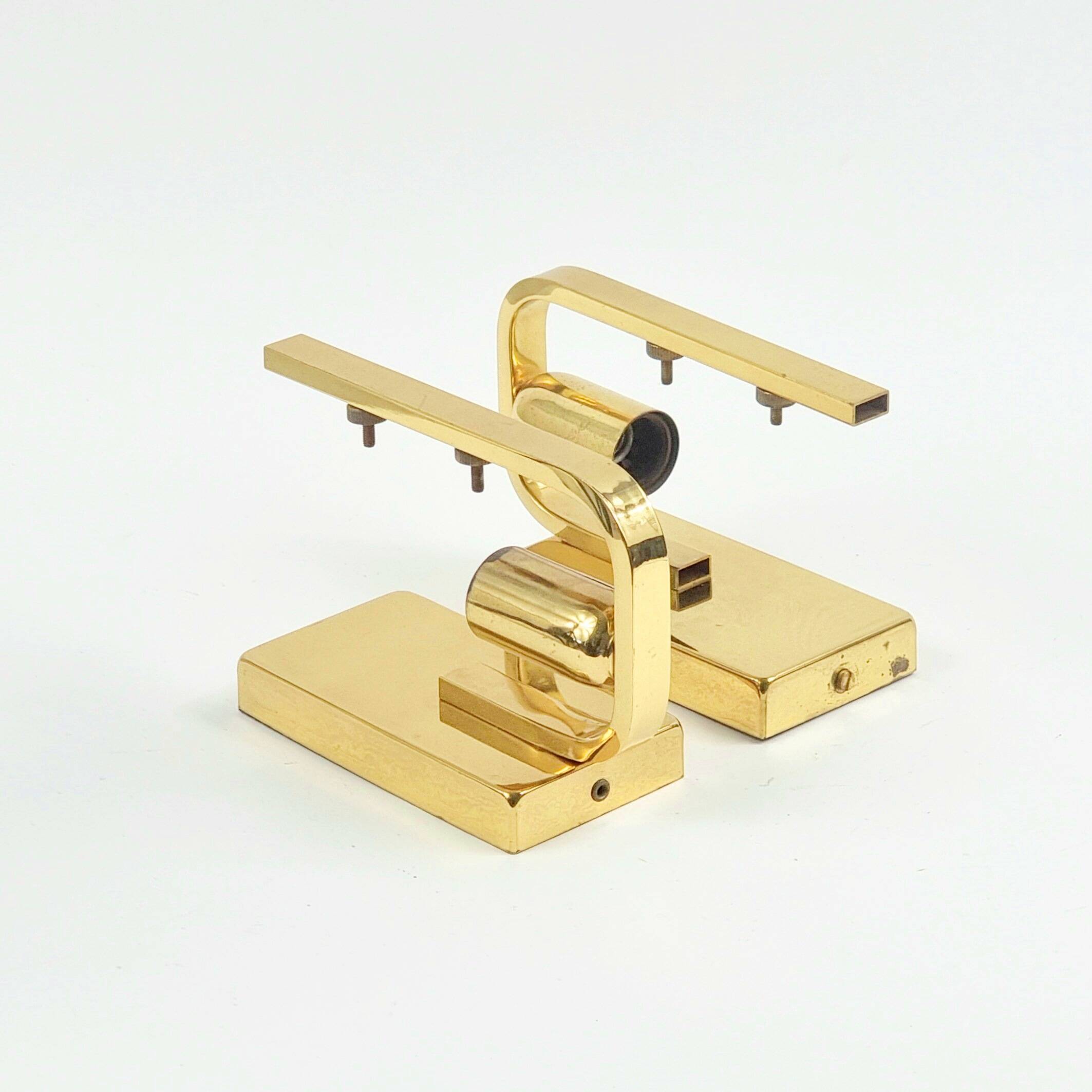 Scandinavian Glass & Brass Leaf Wall Lamp - C.Fagerlund for Orrefors, 1960s