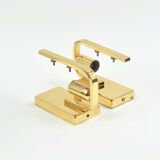 Scandinavian Glass & Brass Leaf Wall Lamp - C.Fagerlund for Orrefors, 1960s