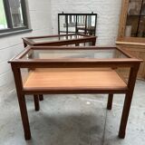 Pair of mahogany display cabinets from the 1960s