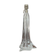 Pied de lampe en cristal 35cm
