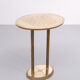 Solid Brass Chest Table Peter Ghyczy, 1970s