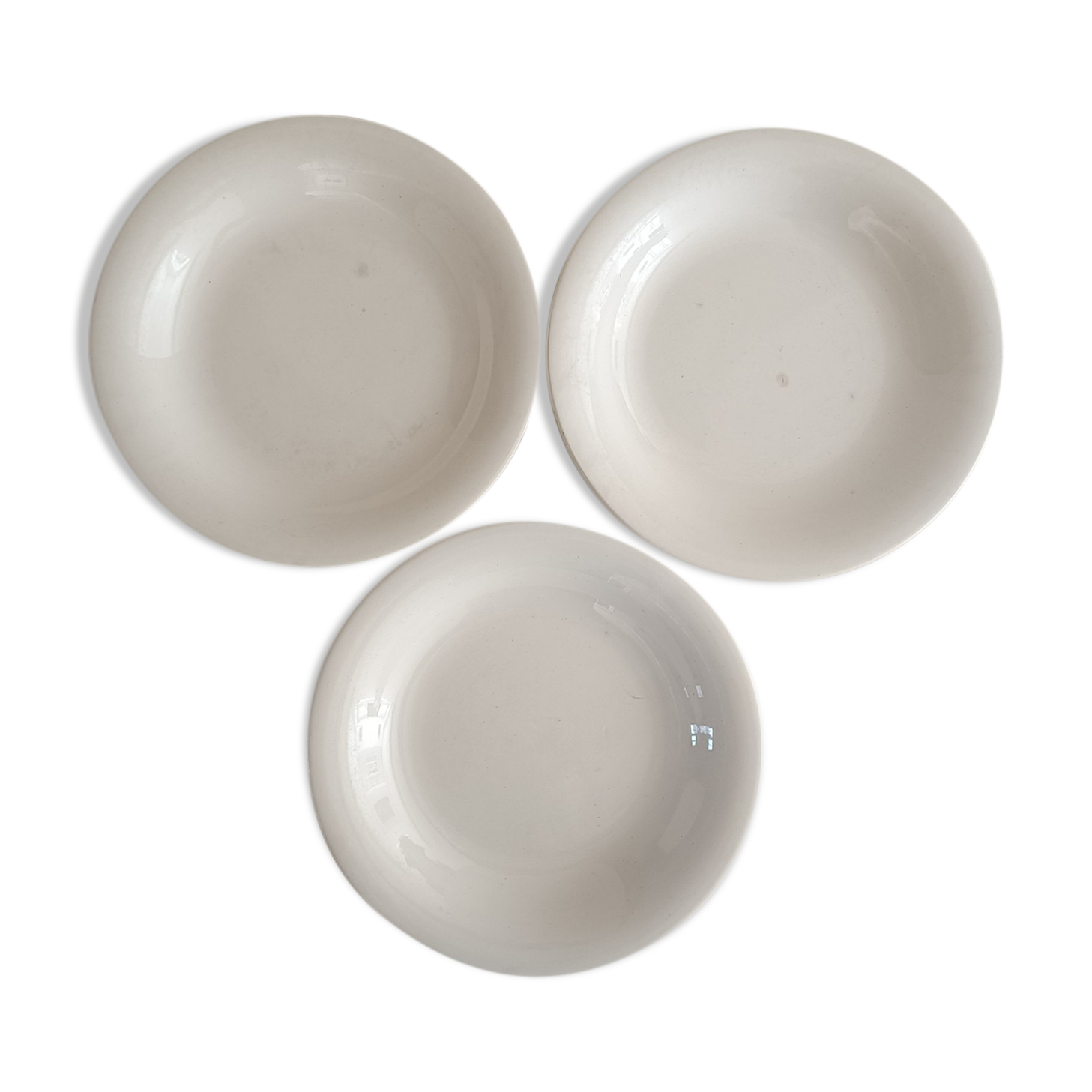 3 hollow plates Sarreguemines