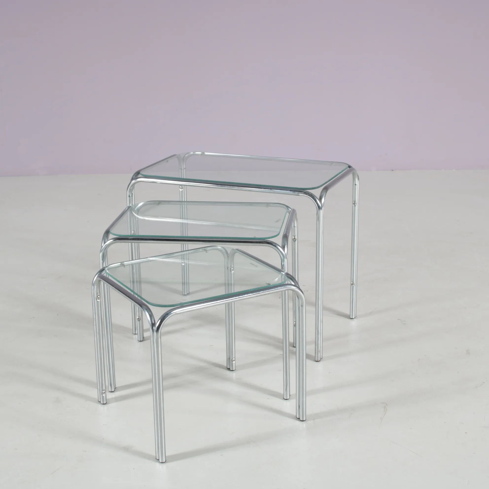 1970s set of nesting tables from the Netherlands