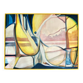 A. Nobre-Madeira, Abstraction, 1975, Oil on Canvas