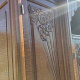1925 office library in solid waved mahogany