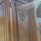 1925 solid curly mahogany office bookcase