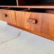 Vintage retro danish mid century rosewood and ceramic cabinet 1960s