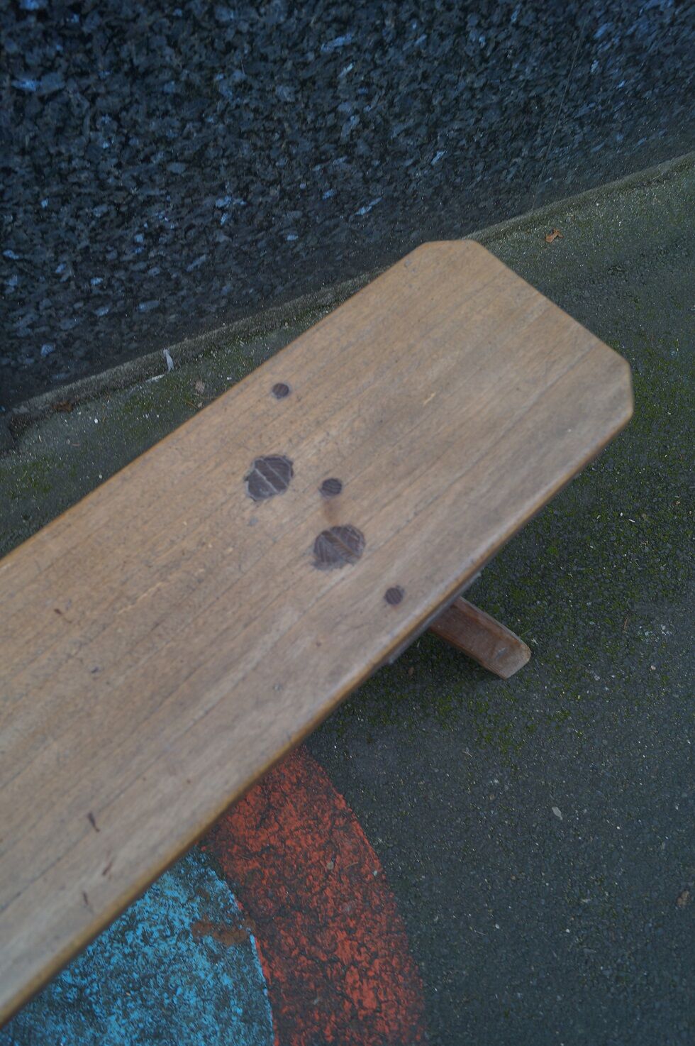 Brutalist design bench