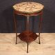 French Napoleon III style side table with marble top