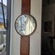 Miroir en Cuir, att. à Uno & Östen Kristiansson, Luxus Vittsjö, circa 1970