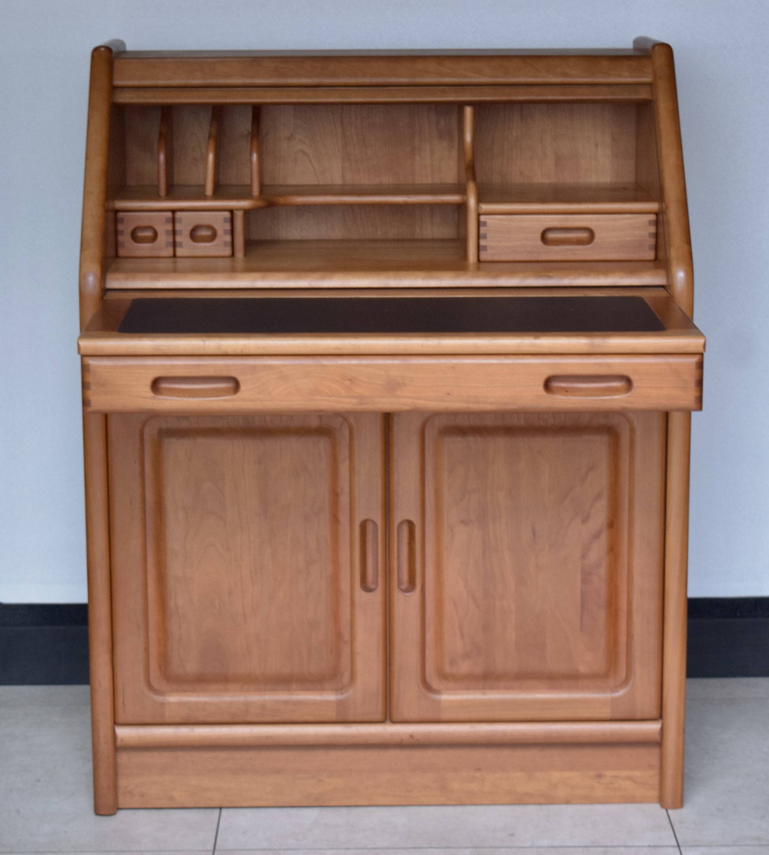 Dyrlund - vintage solid beech secretary - Denmark