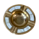Ashtray brass and mother-of-pearl