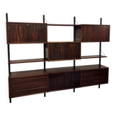 Vintage Poul Cadovius Royal System Wall System Rosewood