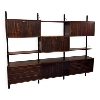 Vintage Poul Cadovius Royal System Wall System Rosewood