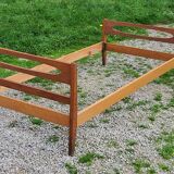 Vintage 50s oak daybed
