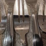 10 silver-plated metal cake forks from the Monaco Grand Prix