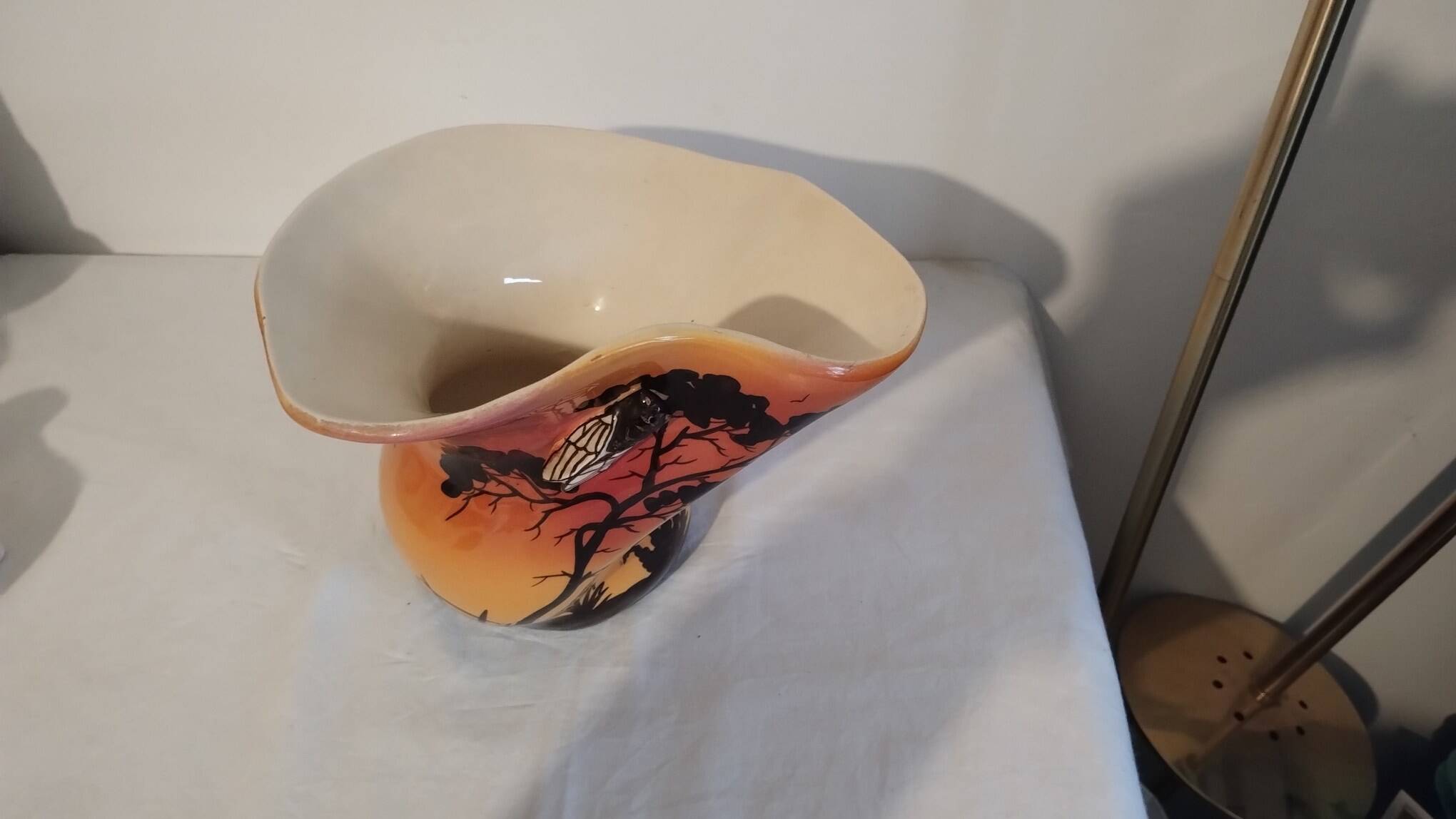 Vase signed Lamarche