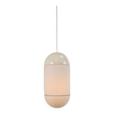 Vintage Pill Pendant Lamp in Milk Glass from Peill & Putzler, Germany, 1960s