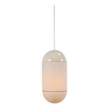 Vintage Pill Pendant Lamp in Milk Glass from Peill & Putzler, Germany, 1960s