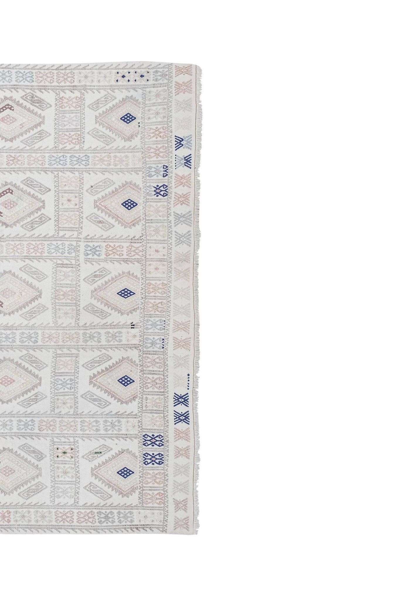 Kilim turc vintage tissé main 156x216 cm