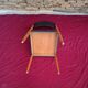 Chaise scandinave hêtre et skaï