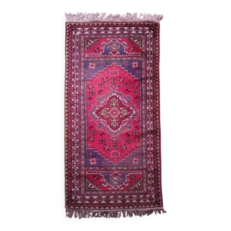 Handmade Anatolian carpet Yahyahli 194x101cm