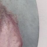 Portrait painting to young girls oil on canvas 19th