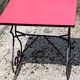 Vintage antique bistro table.