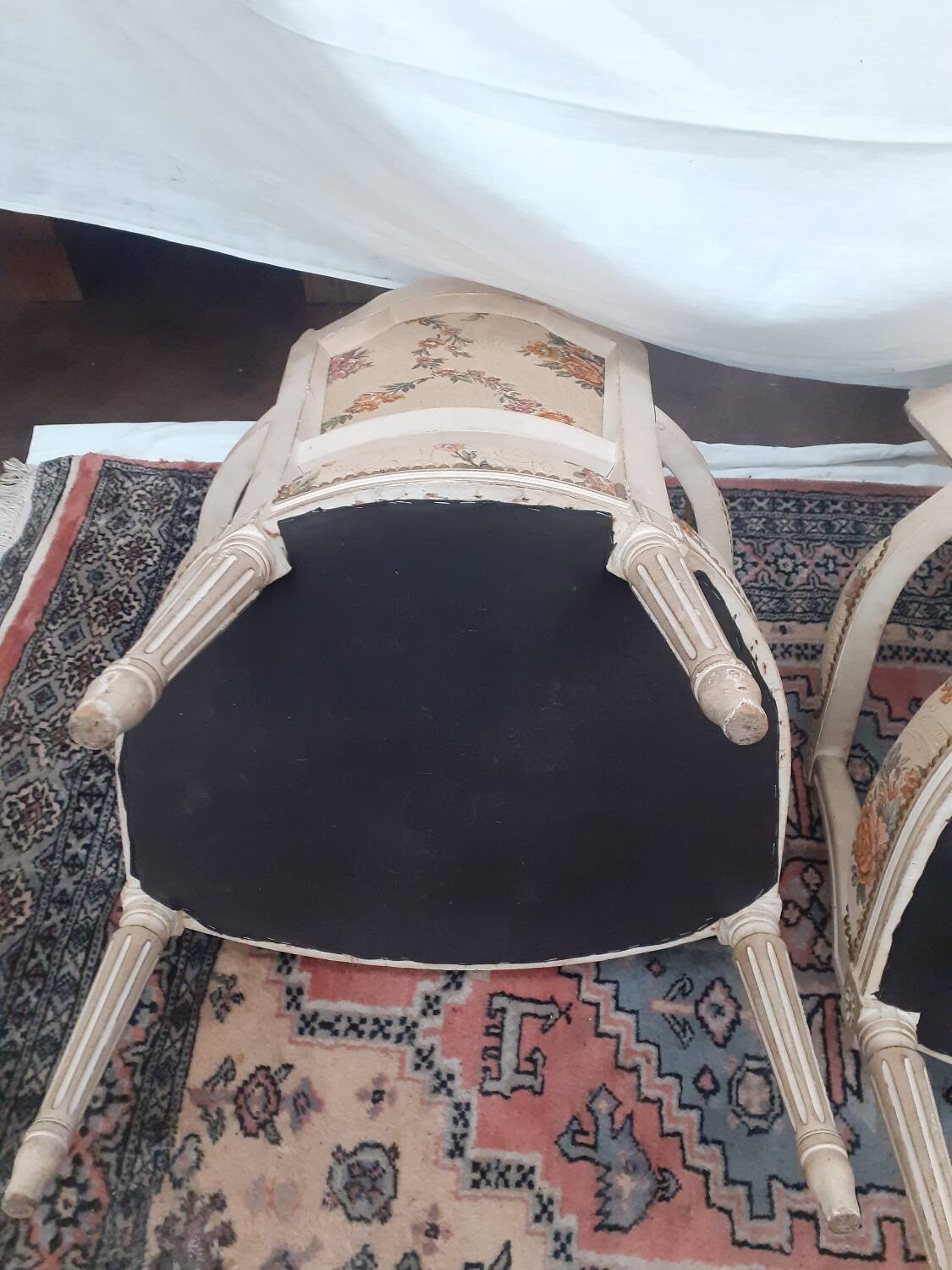 Lot of Louis XVI style armchairs