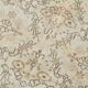 7x10 Floral Cream & Brown Vintage Rug, 212x317Cm