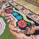 Tapis floral tissé à la main Roumanie 244x165cm
