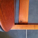 Niels Jorgen Haugesen String wood and leather chairs for Tranekaer, Denmark